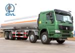 New HOWO Fuel Tank Truck Manual 30000L Oil Tanker Truck 8X4 371hp Engine Best