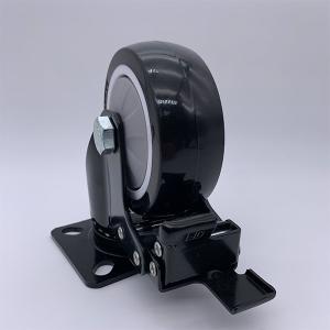 Quality 6 Inch Safety Dual Locking Plate Industrial Caster Wheels wholesale