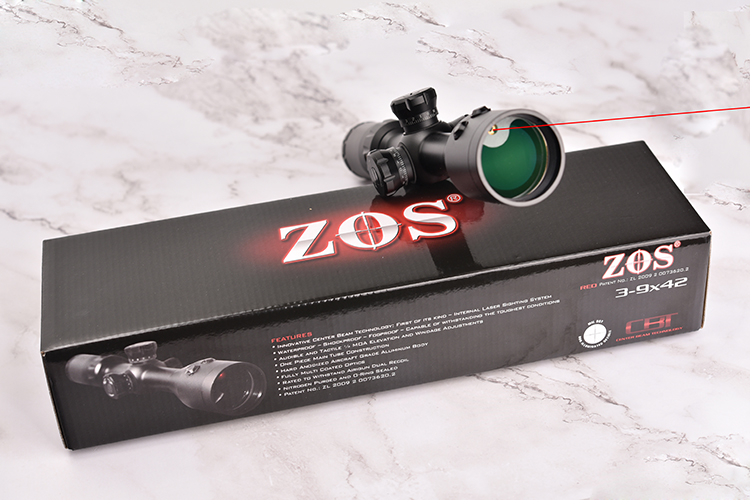 Optical Scopes Essential ZOS 3-9x42 R6 First Focal Plane Scope with Red Illumination