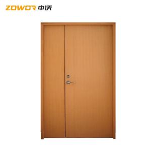 Quality 90 Mins Rated External Fire Exit Doors With Honeycomb Paper Core/ UL Labeled Door/ Red Color wholesale