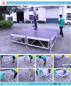 Quality Bottom price latest easy assembly mobile portable stage wholesale