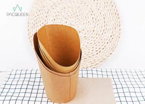 Quality Grease Proof Paper Takeaway Food Containers Onion Rings / Chip Scoop Cups wholesale