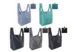 Eco Ripstop Grocery Carry Bag , Foldable Recycle Reusable Nylon Shopping Bag