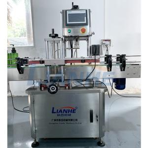 China Leakproof PLC Automatic Bottle Capping Machine 30-50 Caps/Min on sale