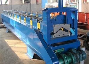 Quality 480V Metal Roof Ridge Cap Machine PLC Ridge Making Machine 0.3mm-0.8mm PPGI wholesale