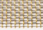 Partitions Woven Copper Stainless Steel Crimped Wire Mesh 4×8m For Furniture
