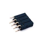 3.0Amp Brass 2.54mm PA6T DIP Female Header Connector Bottom Entry UL94V-0
