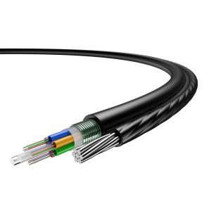 Quality Outdoor Armored Aerial Optical Fiber Cable Self Supported Of FTTX wholesale