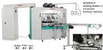 50Hz Multicolor Screen Printing Machine , 45pcs/Min Rotary Screen Printer