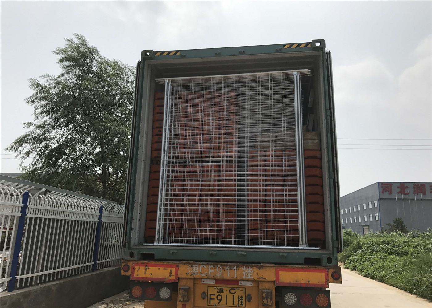 Customized Secure Temporary Fencing Construction Fence Panels 22.00kg