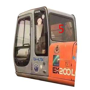 Quality 845mm Wide 645mm Height HITACHI Excavator Glass High Impact Strength Back Side NO.5 wholesale