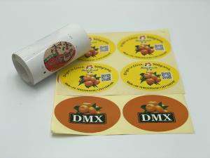 Quality Flexographic Packaging Label Printing CMYK Logo Sticker Printing wholesale