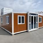 Living Room Expandable Prefab House Three Bedroom Container Home Customized
