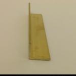 SGS Brass L Edge Trim Anti Fade Copper L Bar For Interior Decoration
