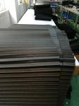 flat PVC + fibre cloth folded bellow covers for open type fiber metal laser