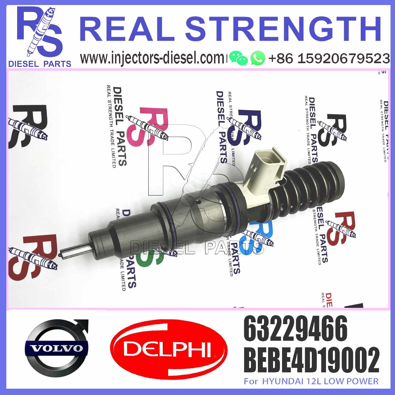 63229465 33800-82000 63229466 33800-84820 ELIC Engine Common Rail Fuel Injector 63229467 33800-84830 63229468
