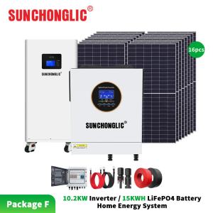 Quality 10.2kw Inverter 15kwh Lifepo4 Battery Home Energy System wholesale