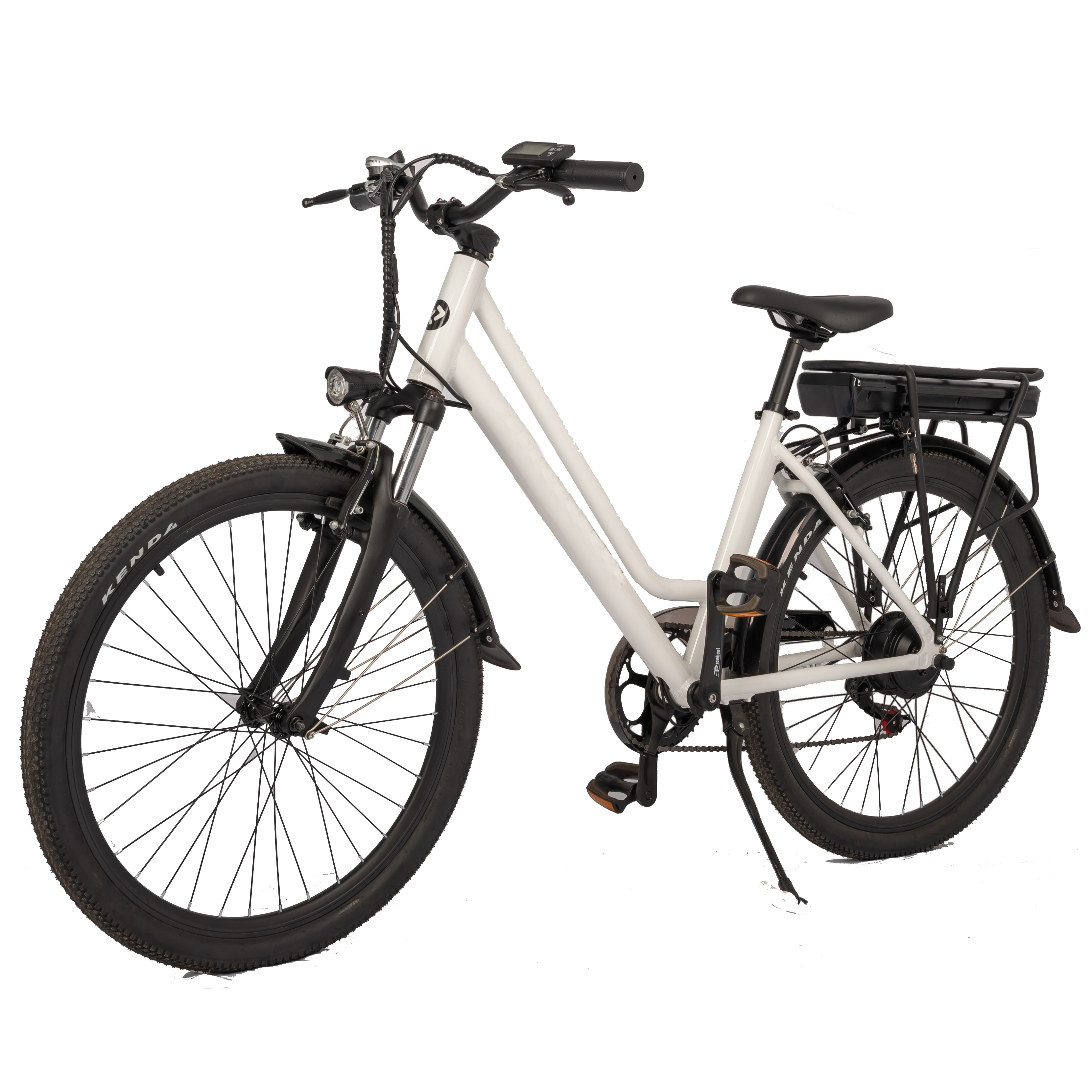 DOMANCA 750w Lady Electric Bike Sensor Smart Type and 18 Speed Gears for City Riding