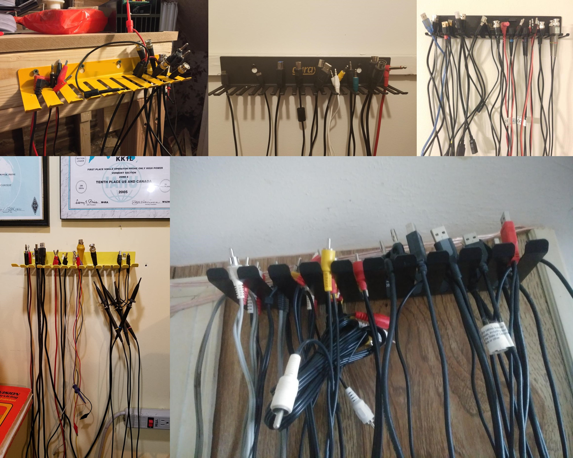 Upgrade Your Wardrobe Organization with Desktop Cable Duct Support and Iron Accessories