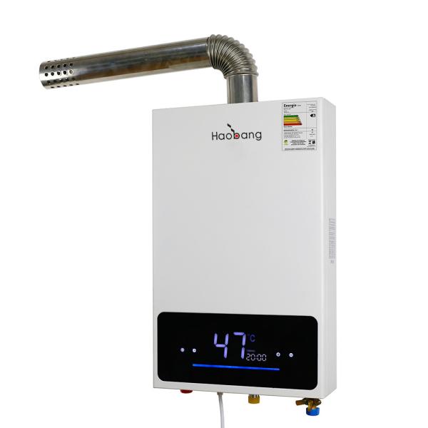 Flame Failure Protection Forced Exhaust Gas Water Heater for Industrial and