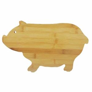 Quality Custom 35x19cm 24 Bamboo Cutting Board Pig Shaped wholesale