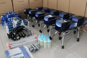 Quality Piston Pump Residential Paint Sprayer Dark Blue For Latex Paint wholesale