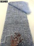 women party dress heavy Handmade embroidery beaded bridal lace fabric white