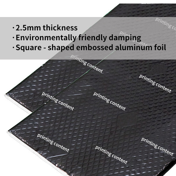 2.5mm automobile vibration damping pad / ROHS environmental protection / Anti Vibration Mat