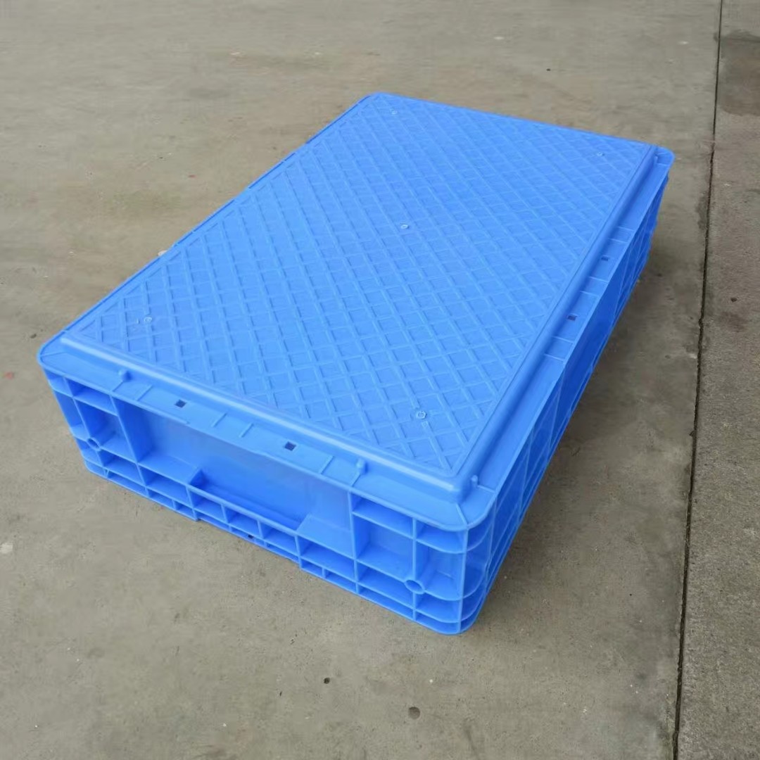 Standard Size Lower Height Storage Euro Stacking Containers / Industrial Virgin PE Containers