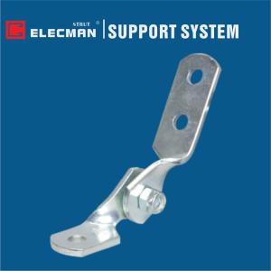 Quality 3 Hole 45 Degree Angle Strut Bracket Hinge Connector Galvanized Steel wholesale
