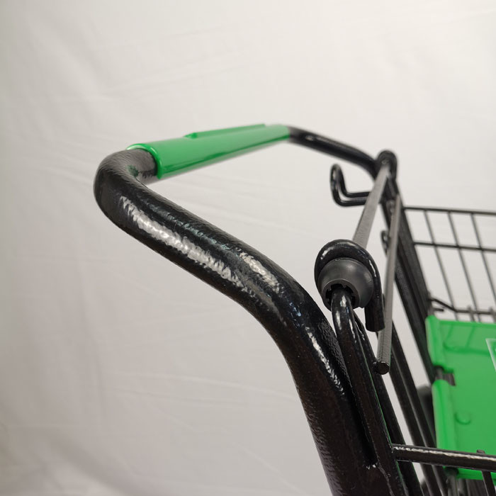 Black Classic Lightweight Shopping Trolley Cart American Style 80L