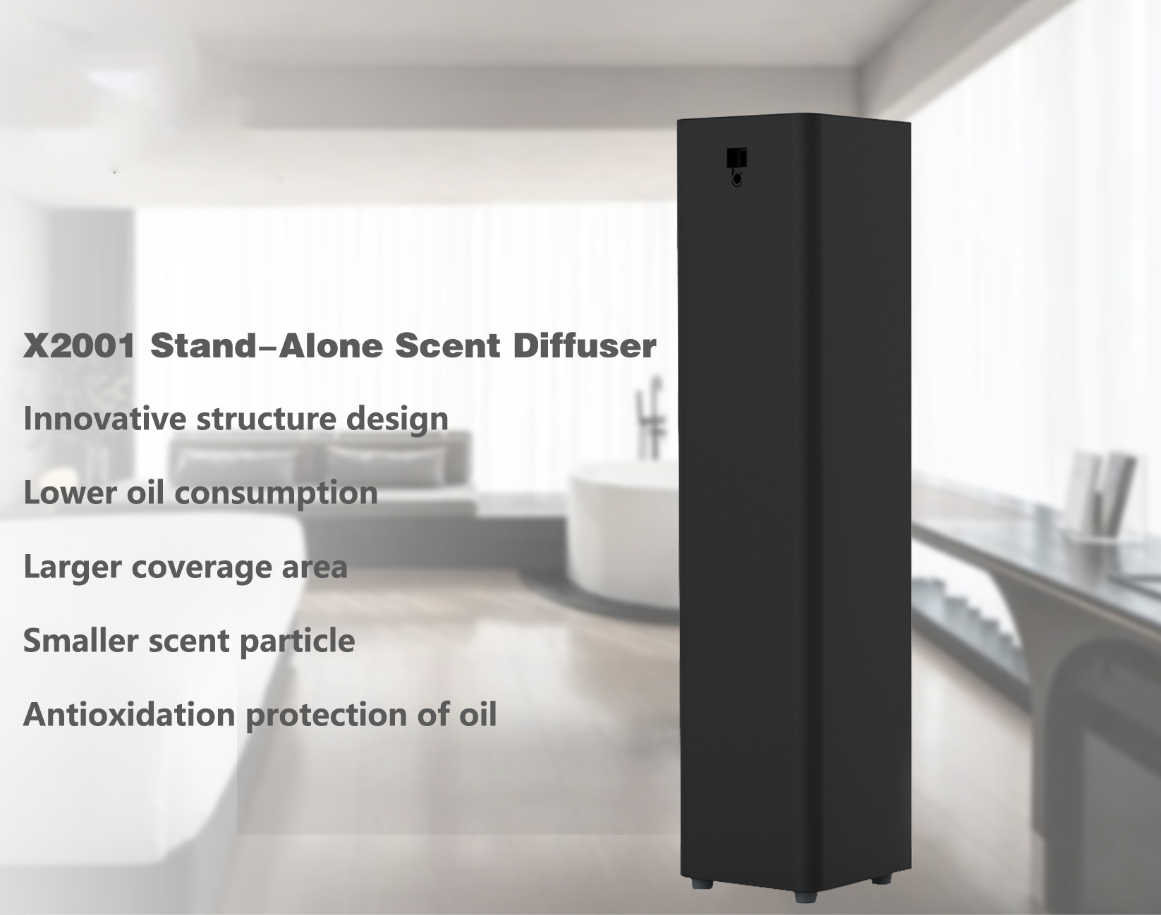 Luxury Design Modern Style High Quality Aroma Diffuser Machine Professional Stand-alone Essential Oil Scent Diffuser
