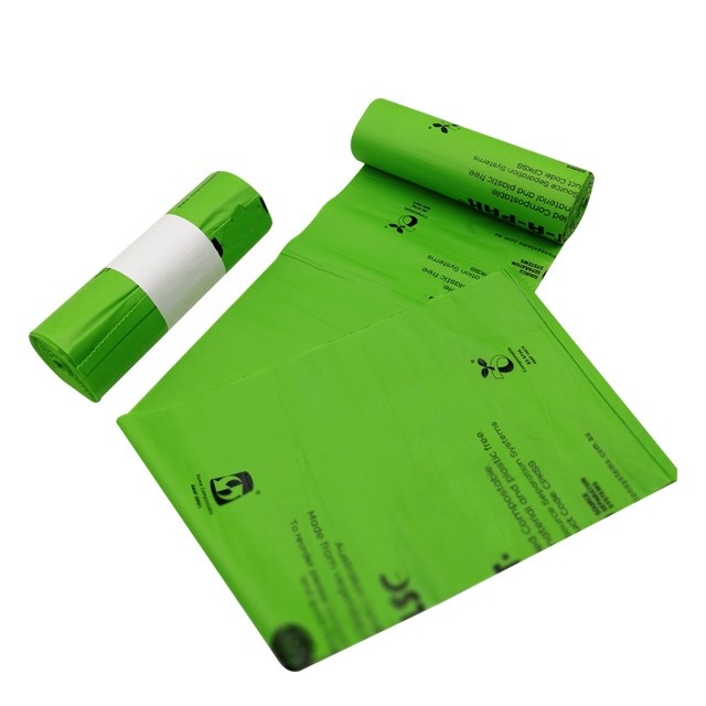 Manufacturing corn starch based wholesale biodegradable 100% compostable bags on roll