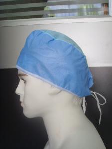 Quality Personal Protective Disposable Head Cap Blue Doctor Head Cover Latex Free wholesale
