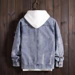 Best clothing manufacturers in China Breathable Oversize Light Blue Jeans Jacket