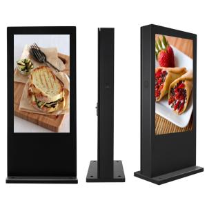 Quality 65&quot; Full Hd Outdoor Digital Displays 2500 Nits Brightness wholesale