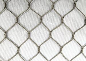 Quality 2 Mm 50mm X 90mm Stainless Steel Rope Mesh For Animal Cages wholesale