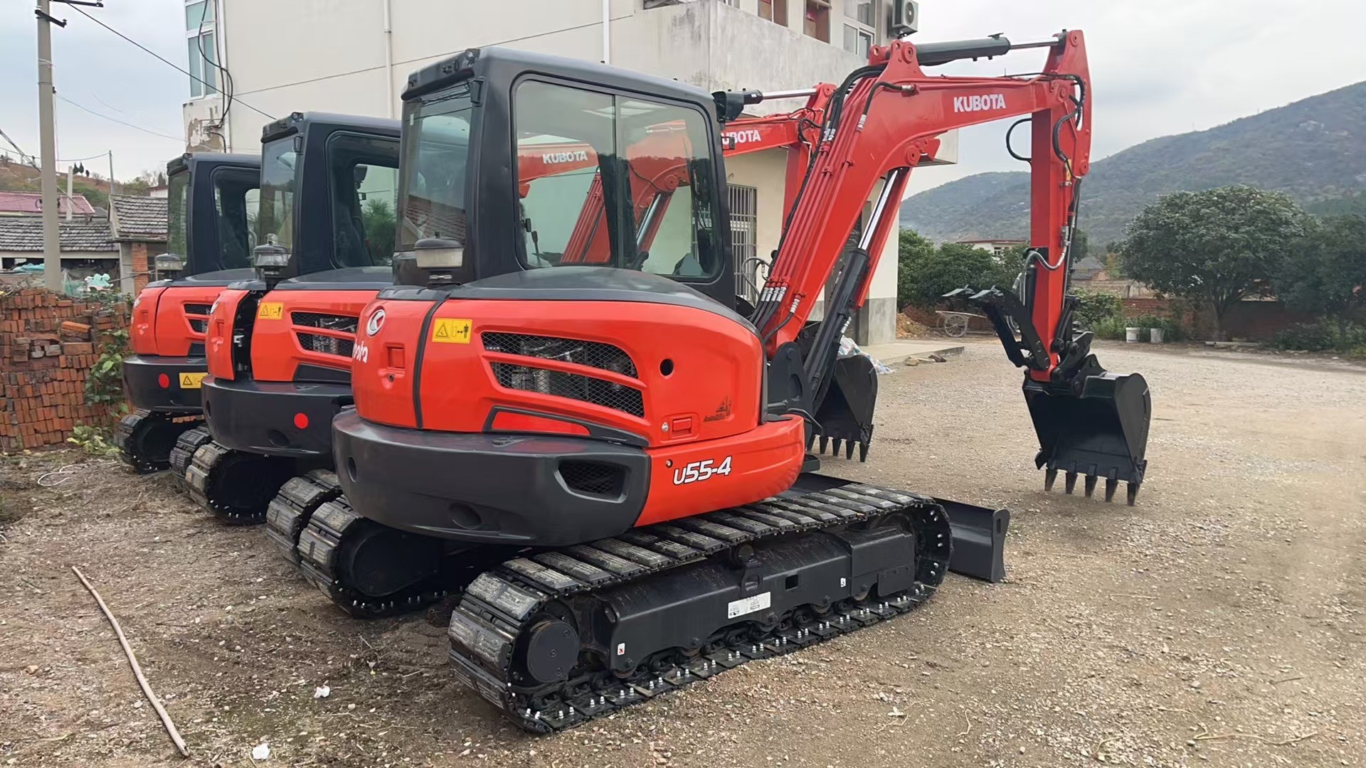 Second Hand Machinery Hydraulic Compact Kubota 5 Ton U55-4 Mini Excavator