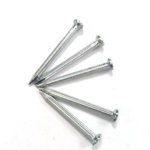 Quality Grooved Shank Steel Concrete Nails Fastening Galvanized Concrete Wall Nails wholesale