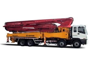Quality Commercial Concrete Mixer ISUZU Engine Truck Mounted 42m Distributing Height wholesale