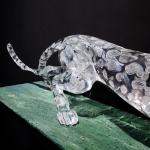 Clear Acrylic Ornaments Decoration Artwork PMMA No Assembly