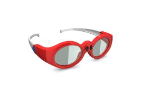 Quality PC Plastic Frame Active Shutter 3D Glasses With DLP Link 45g 2.2mA wholesale