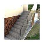 Aluminum Laminated Glass Guardrail 8mm 10mm Balcony Tempered Glass Railing