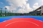 No Bulging Polypropylene Interlocking Sports Tiles Eco-Friendly