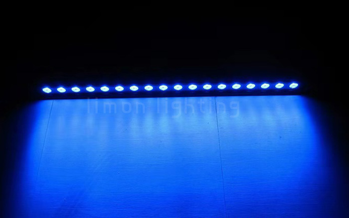 IP65 Outdoor 18X3W RGB Tri-color Landscape Led Wall Washer Bar DMX Stage Lights
