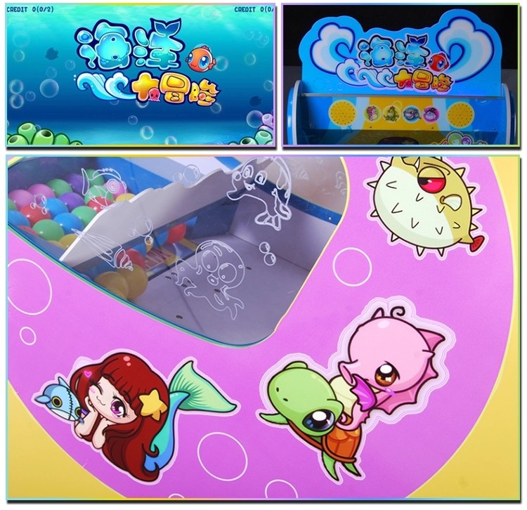 Ocean Adventure Pitching 200W Redemption Game Machine