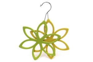 Quality Betterall Storage Organizer 6 Holes Velvet Flower Plastic Scarf Hangers wholesale
