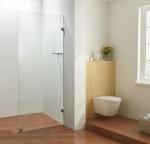 Clear Glass Frameless Shower Enclosure 600×2000mm