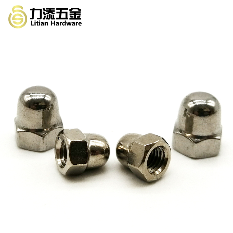 Din 1587 Flanged Acorn Nut M16 M6 Polished Galvanized Passivated