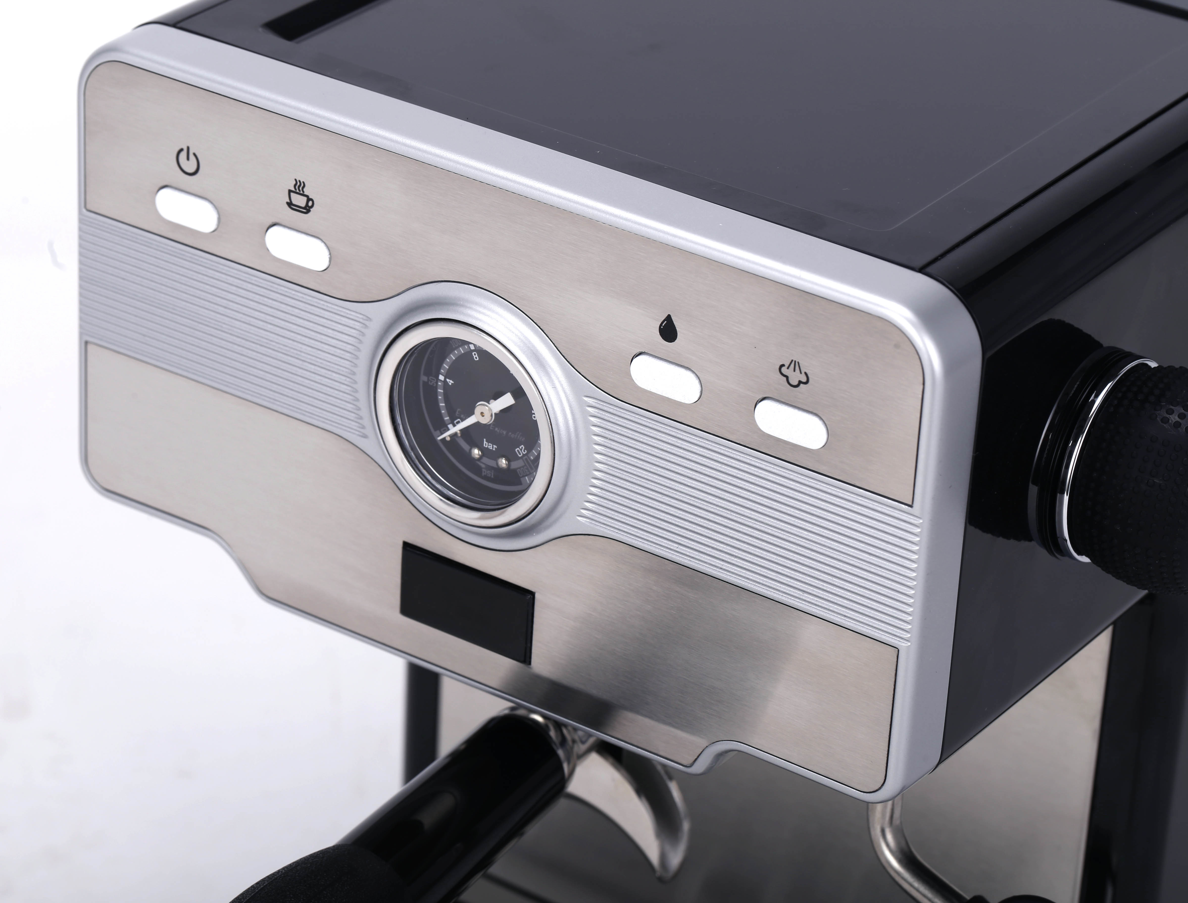 Professional Stainless steel Espresso Coffee Machine Cappuccino Maker 15bar For Household Semi-automatic Coffee Maker